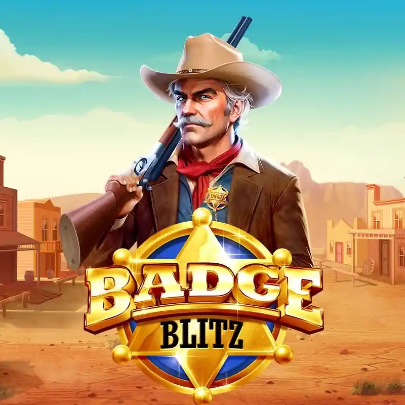 Badge Blitz logo by Pragmatic Play Spinit Casino