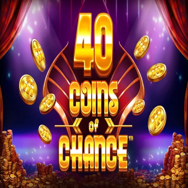 40 Coins of Chance online game logo by SYNOT Games on spinnits.com