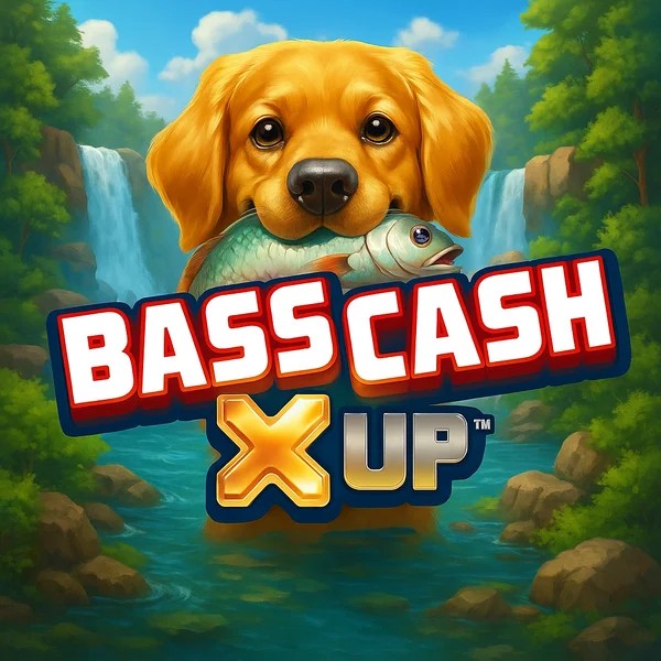 Try Bass Cash X UP slot by Alchemy Gaming on spinnits.com – logo image