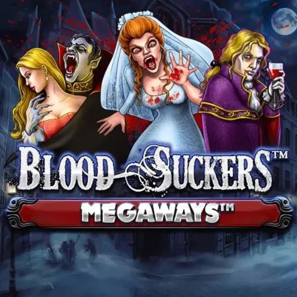 Blood Suckers Megaways slot logo by Red Tiger Gaming at Spinit Casino