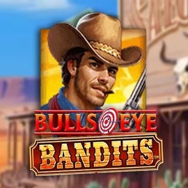 Bulls Eye Bandits online game logo by Origins on spinnits.com