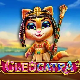 Cleocatra slot logo by Pragmatic Play at Spinit Casino