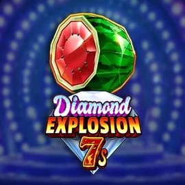 Diamond Explosion 7s online game logo by RubyPlay on spinnits.com
