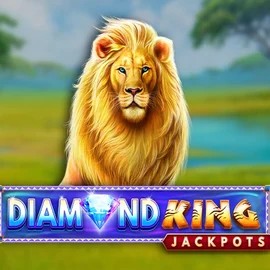 Try Diamond King Jackpots slot by SpinPlay Games on spinnits.com – logo image