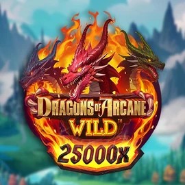 Dragons of Arcane Wild by Foxium, showcased at spinnits.com – game logo
