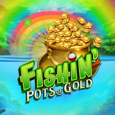 Slots logo of Fishin Pots Of Gold from Gameburger Studios at Spinit Casino