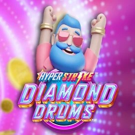 Hyper Strike Diamond Drums logo – Slots by Gameburger Studios at Spinit Casino