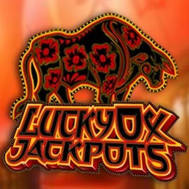 Lucky Ox Jackpots online game logo by Rival on spinnits.com