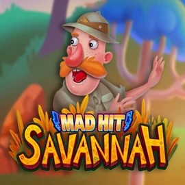 Try Mad Hit Savannah slot by RubyPlay on spinnits.com – logo image