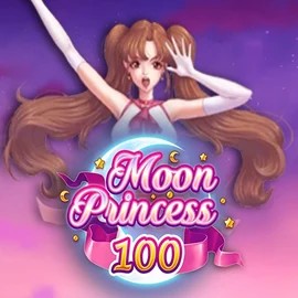 Moon Princess 100 online game logo by Play'n GO on spinnits.com