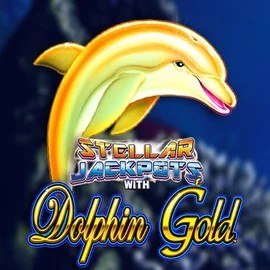 Dolphin Gold with Stellar Jackpots logo by Lightning Box Game Spinit Casino