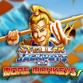 Stellar Jackpots with More Monkeys casino game by Lightning Box Game – featured logo at Spinit Casino