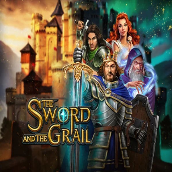 The Sword and the Grail slot visual from Play'n GO available on spinnits.com