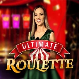 Ultimate Roulette online game logo by Ezugi on spinnits.com