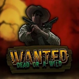 Slots logo of Wanted Dead or a Wild from Hacksaw Gaming at Spinit Casino